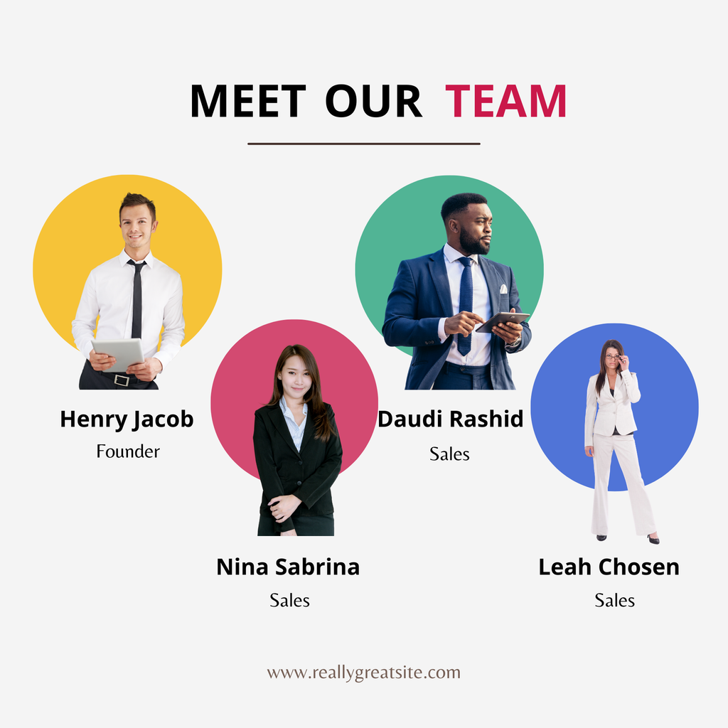 Organization Teams — Canva template