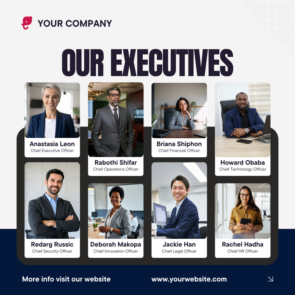 Organization Teams — Canva template