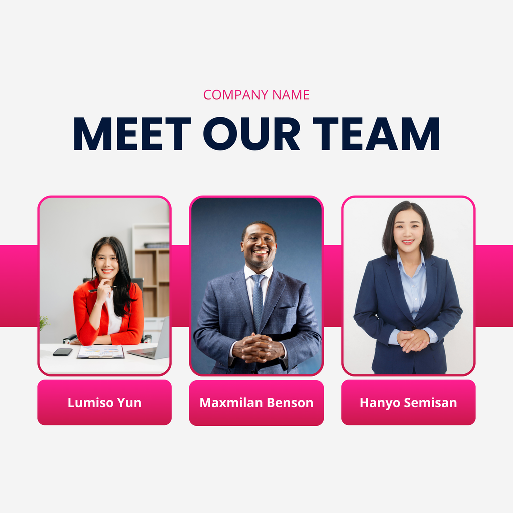 Organization Teams — Canva template