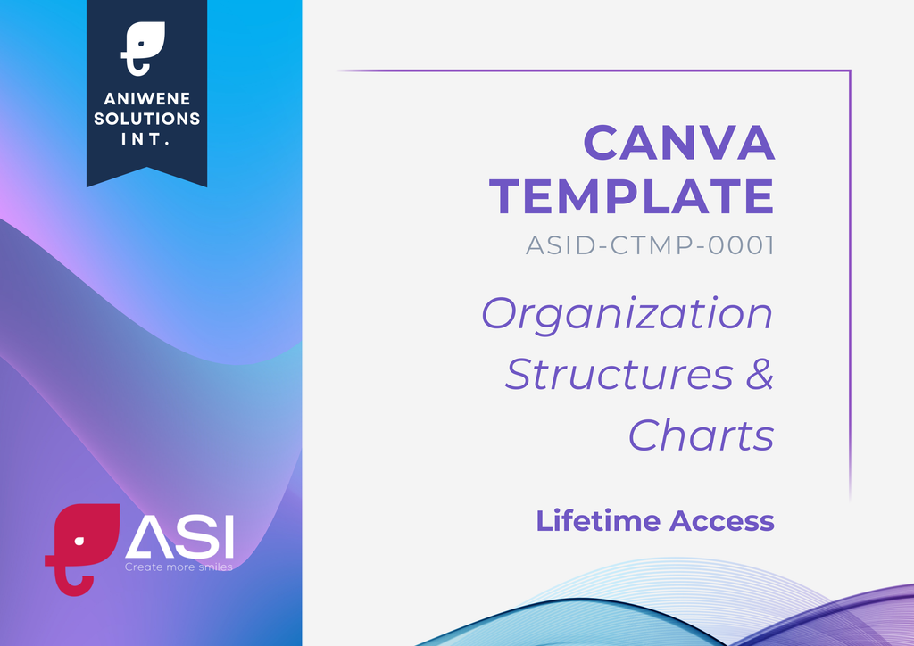 Organization Charts V1 — Canva template